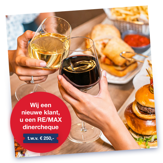 Tevreden? Ontvang een dinercheque!	
